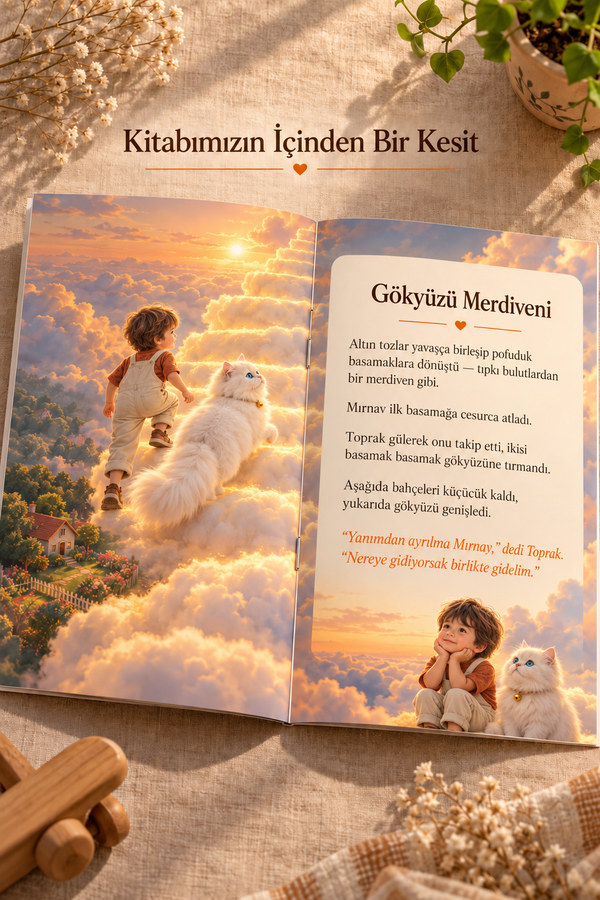 Toprak ve Mırnav kitabının içinden bir kesit: iç sayfa örneği