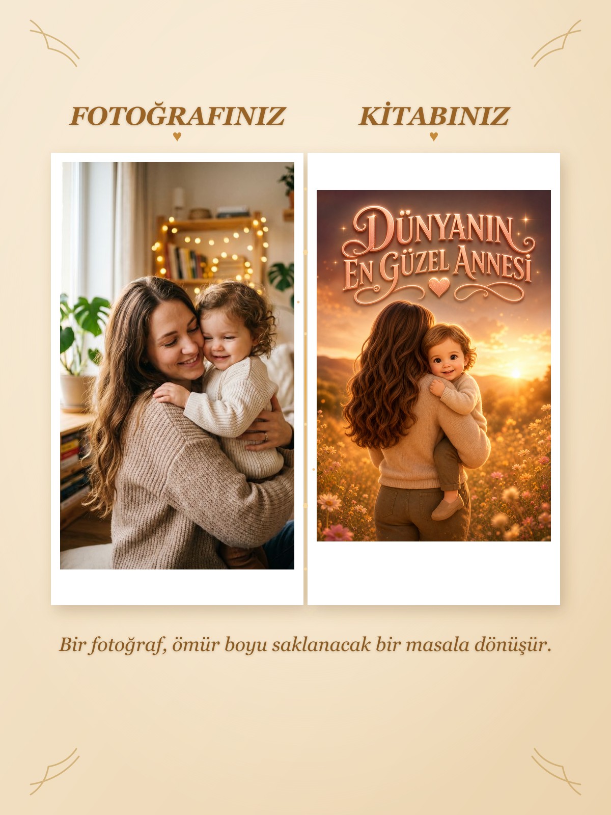 Bugün ve Kitapta — fotoğrafınız kişiye özel masal karakterine dönüşür