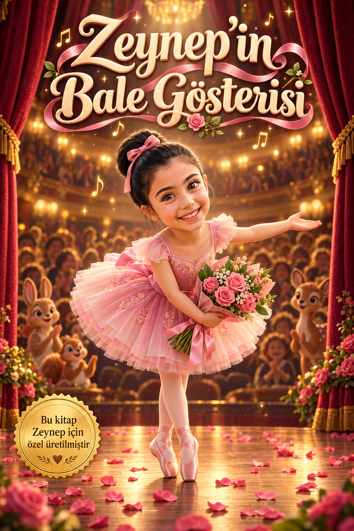 Zeynep'in Bale Gösterisi - Bale Kişiye Özel Çocuk Kitabı | MasalSensin