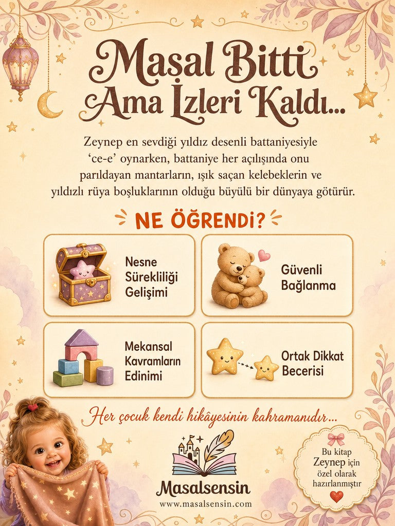 Zeynep'in Büyülü Ce-e Oyunu - Ce-e Oyunu Kişiye Özel Çocuk Kitabı | MasalSensin