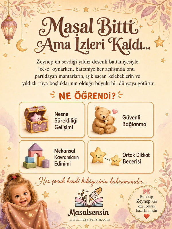Zeynep'in Büyülü Ce-e Oyunu - Ce-e Oyunu Kişiye Özel Çocuk Kitabı | MasalSensin